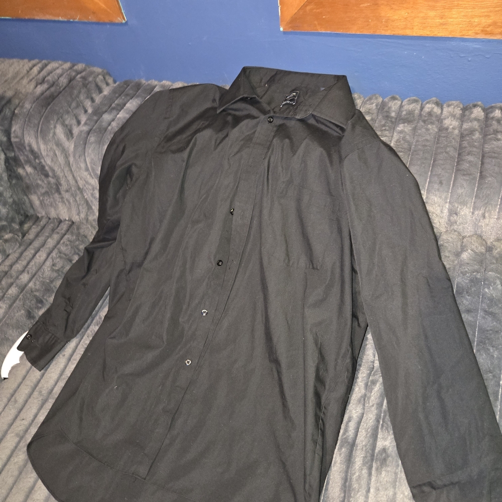 Arrow Men's Large Black Dress Shirt
